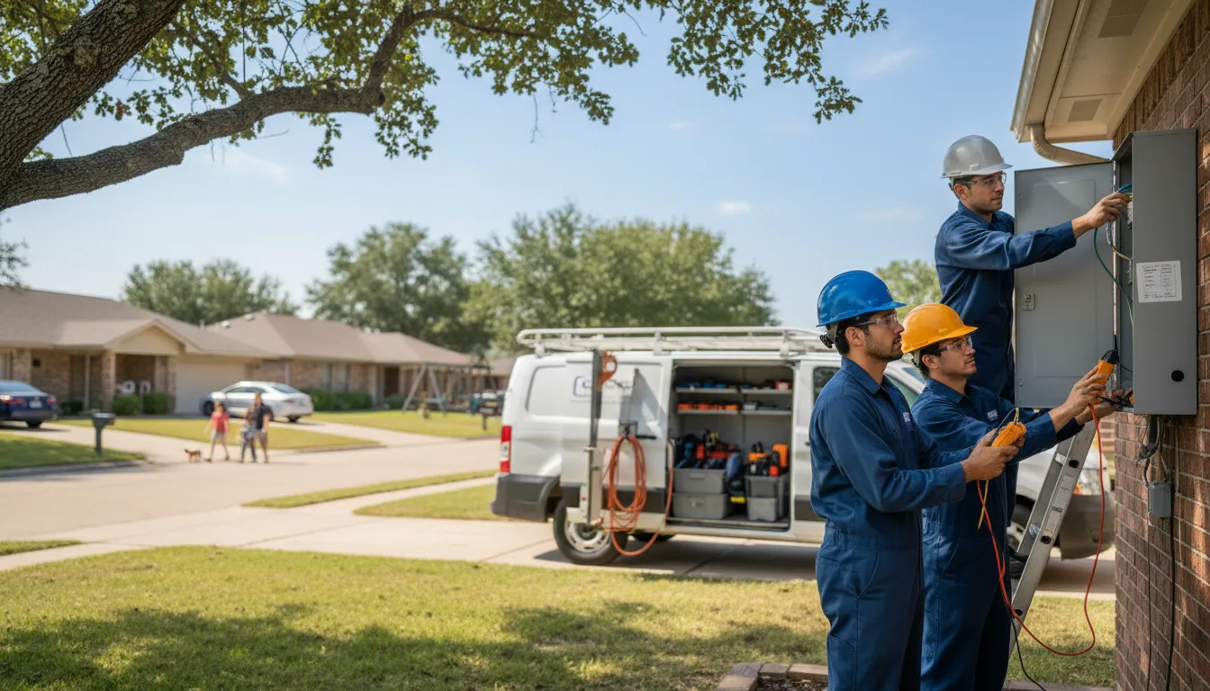 Certified electrician providing emergency electrical services in Green Isle, MN
